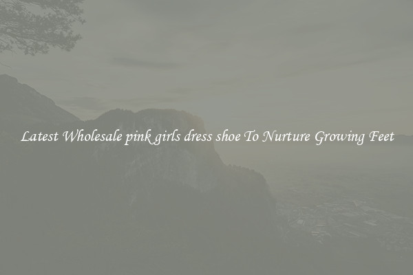 Latest Wholesale pink girls dress shoe To Nurture Growing Feet
