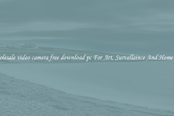 Wholesale video camera free download pc For Art, Survellaince And Home Use