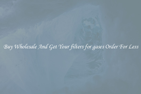 Buy Wholesale And Get Your filters for gases Order For Less