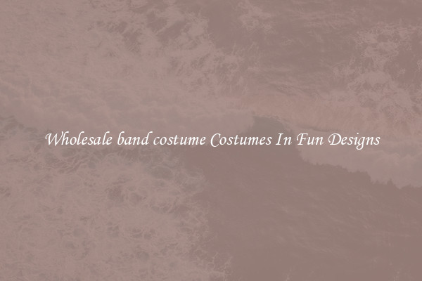 Wholesale band costume Costumes In Fun Designs