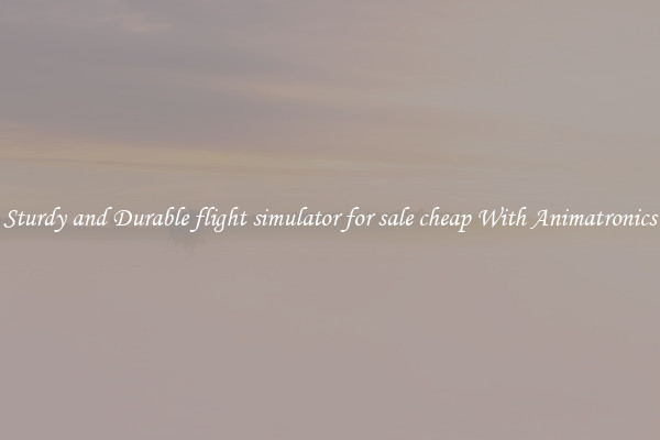 Sturdy and Durable flight simulator for sale cheap With Animatronics