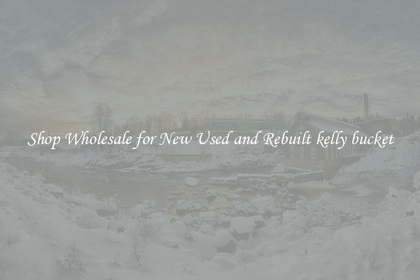 Shop Wholesale for New Used and Rebuilt kelly bucket